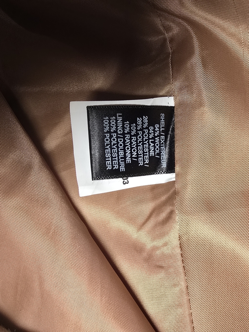 Sam Edelman Women's Longline Camel Wrap Coat - Picture 4 of 5
